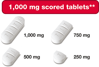 1000 mg Siklos tablets